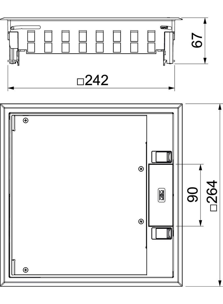GES9-3S U 9011, Kaseta zasilająca