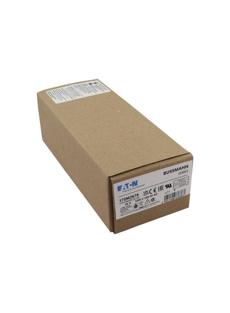 50A 1000V aR DIN 00 TYPE T FUSE Wkładka szybka 50A AC 1000V DIN 00 aR DIN IEC nieizolowane 170M2678