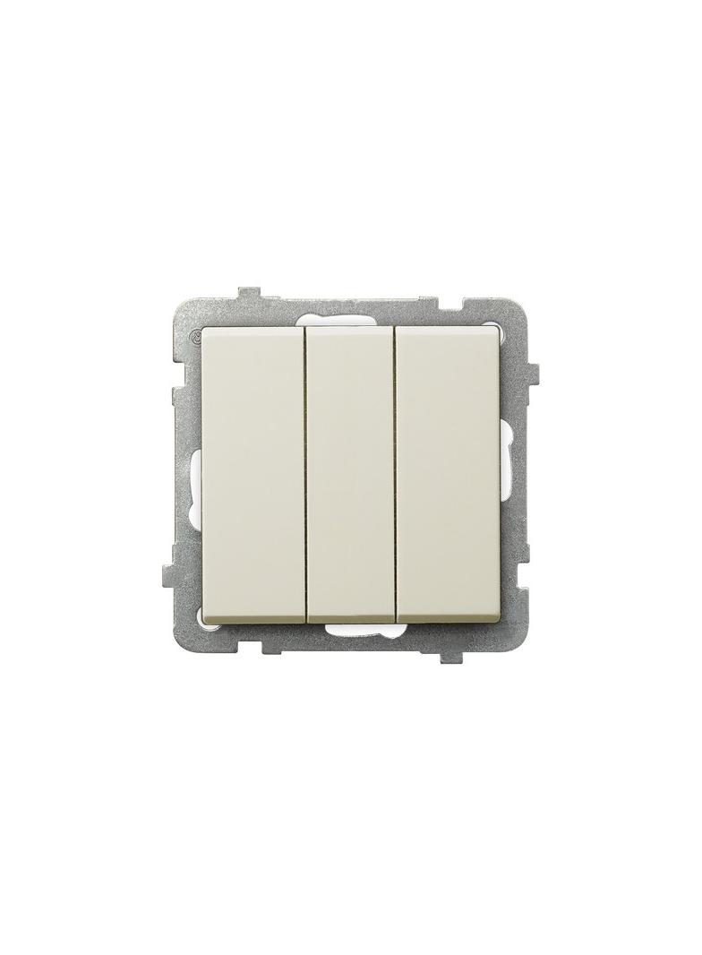 SONATA Łącznik potrójny - kolor ecru