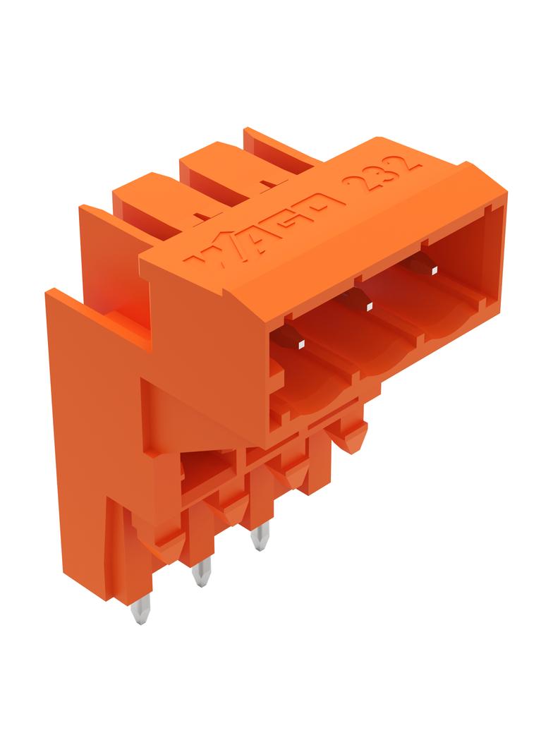 MCS-MIDI Classic wtyk podwyższony 3-bieg. pomarańczowy raster 5,08 mm /100szt./ WAGO