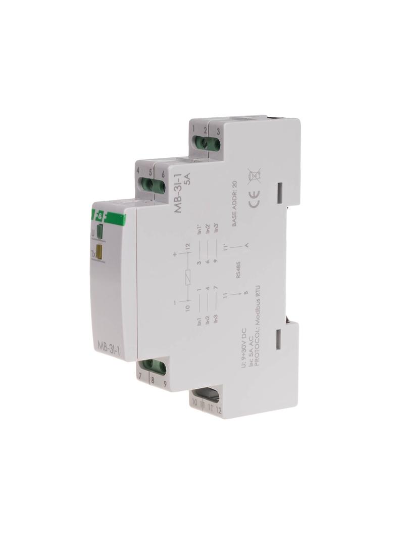Przetwornik natężenia prądu z MODBUS RTU 15A MAX-MB-3I-1-15A F&F