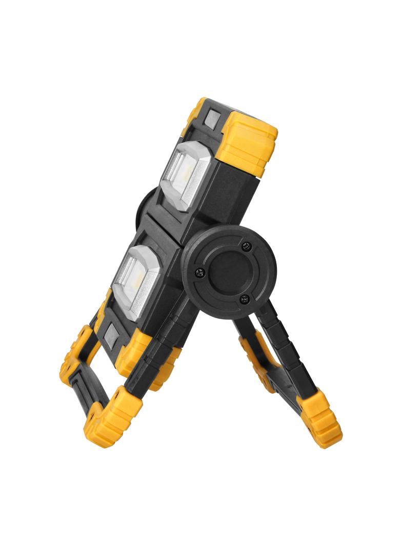 GEMINIX LED 2x10W, podwójny naświetlacz roboczy, przenośny z akumulatorem, 1200lm, IP44, 4000K, 5000 AD-NR-6466L4 ORNO