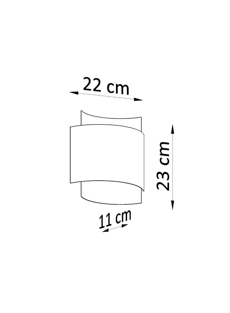 Sollux Kinkiet IMPACT czarny SL.0858
