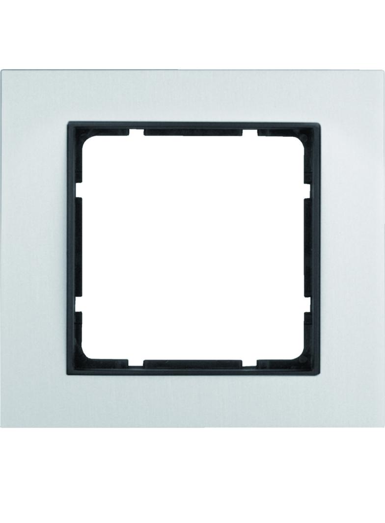 BERKER B.7 Ramka pojedyncza aluminium/antracyt mat 10116904 HAGER