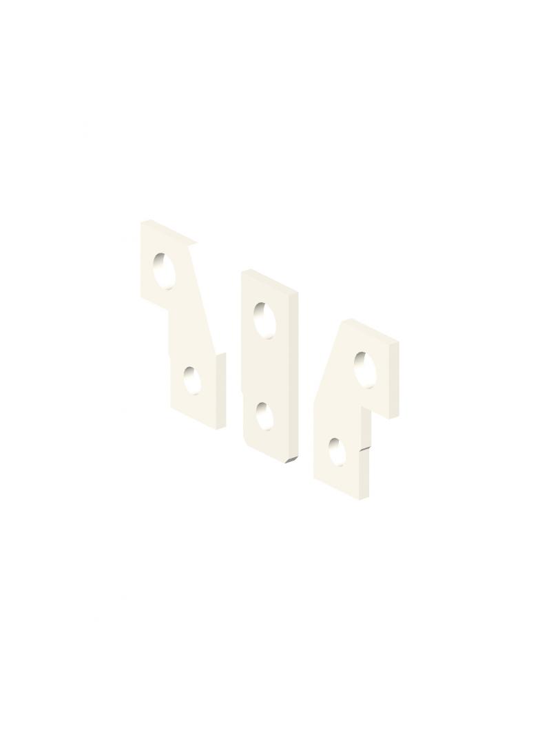 Przyłącza szynowe proste (1kpl=4szt.) ZB2 250/4 Straight 004671192 ETI