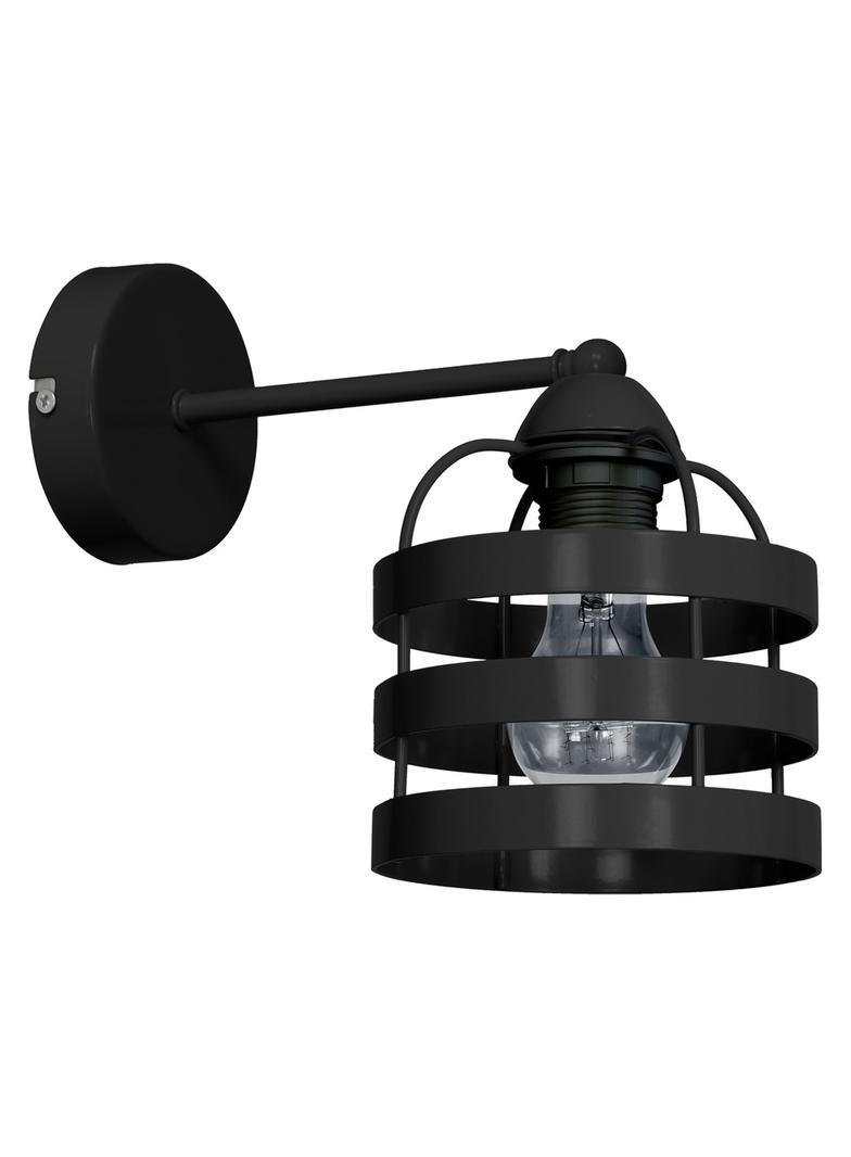 MILAGRO Kinkiet LARS BLACK 1xE27