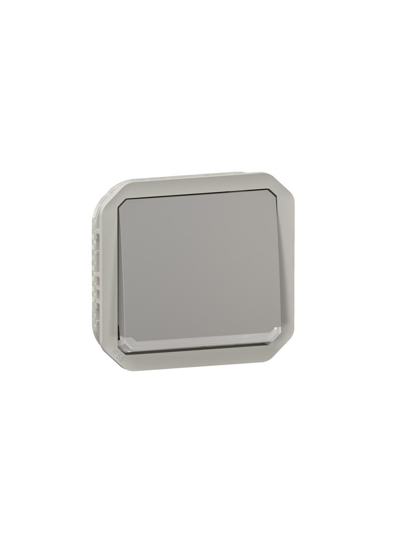 NOWE PLEXO - ŁĄCZNIK DWUBIEGUNOWY MECHANIZM 10 AX - 250V SZARY 069530L LEGRAND