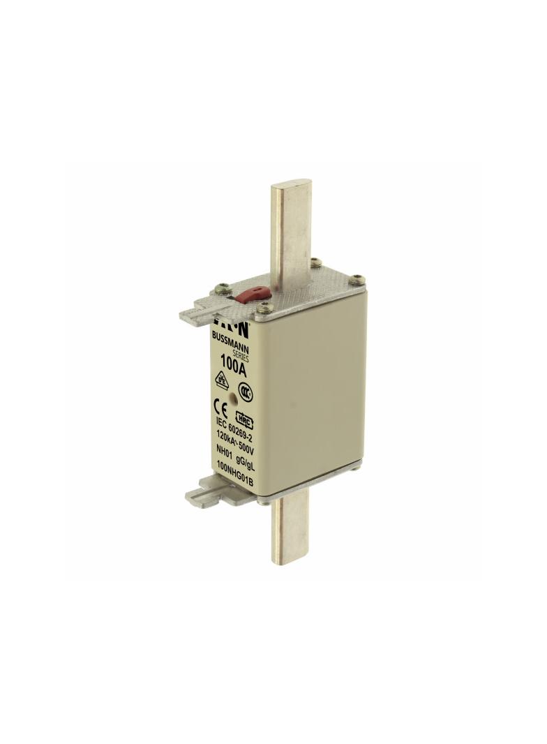 NH FUSE 100A 500V GG/GL SIZE 01 Wkładka NH01 100A 500V GL/GG podwójny wskaźnik 100NHG01B EATON