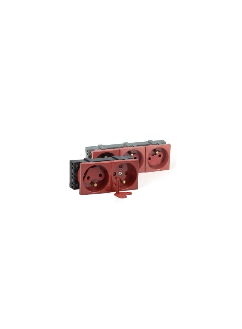 Gniazdo elektryczne bez blokady 230V, białe