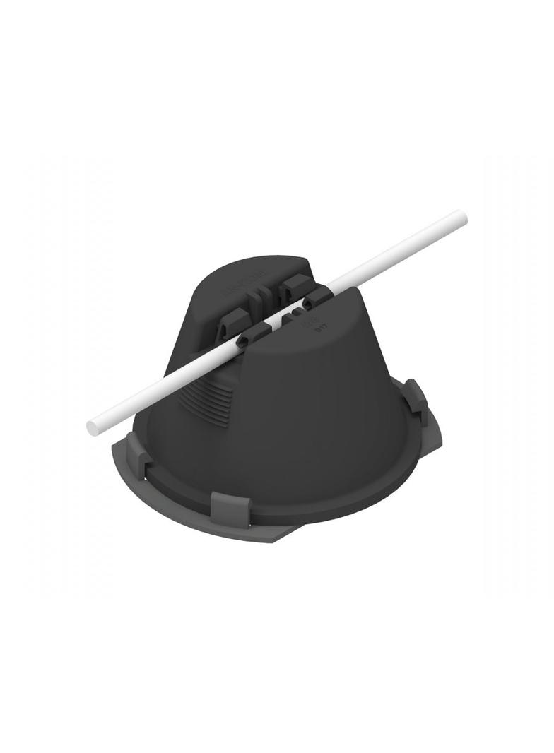 Uchwyt beton. w tworzywie podst.z tworz.z kąt.reg.