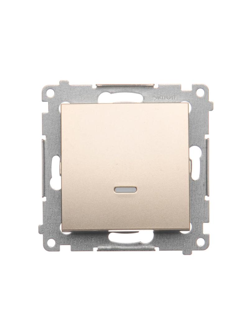 SIMON 54 WMDL-011xP2-044 Przycisk pojedynczy zwierny z podświetleniem LED bez piktogramu (moduł) 16A