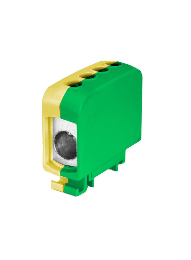 ZGG1x70z-g ,  Złączka sz. gwint. AL/CU, 1 x 70 mm2, TS 35/ 1 tor, żółto-zielony