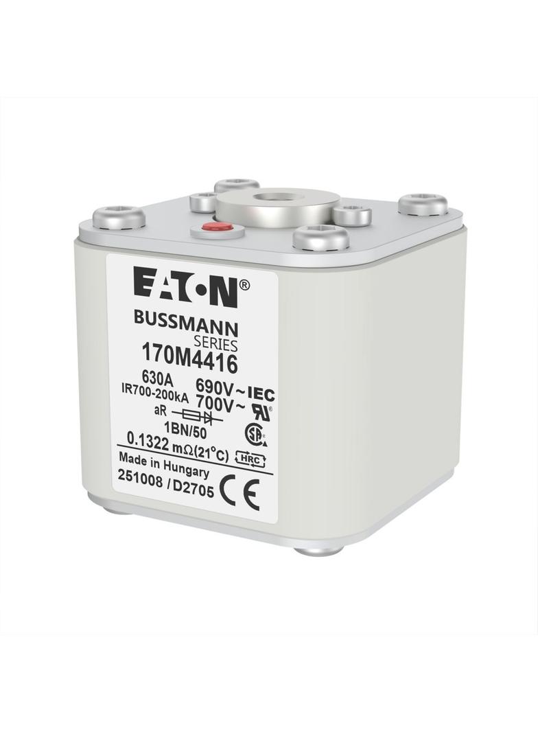 FUSE 630A 690V 1BN/50 AR UC Wkładka szybka 630A AC 690V rozmiar 1 53x69x51 mm aR IEC UL w 170M4416 E