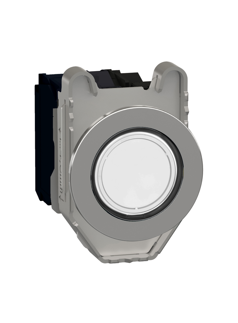 Płaski Biały Nak Podśw Przycisk Led 230 XB4FWCUST01 Schneider
