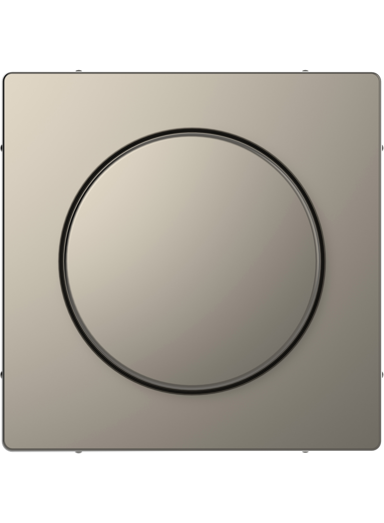 Płytka centralna z pokrętłem, nikiel metalik, System Design