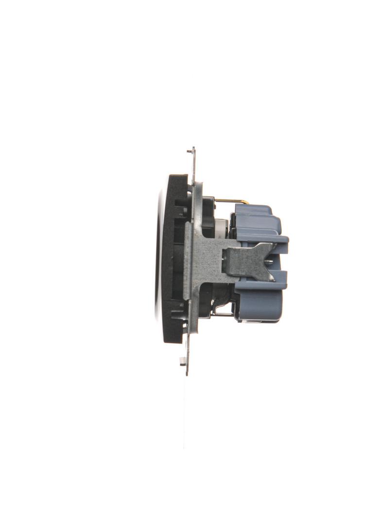 Simon 54 Gniazdo Schuko z przesłonami 16A 250V szybkozłączka antracyt DGSz1CZ.01/48 KONTAKT