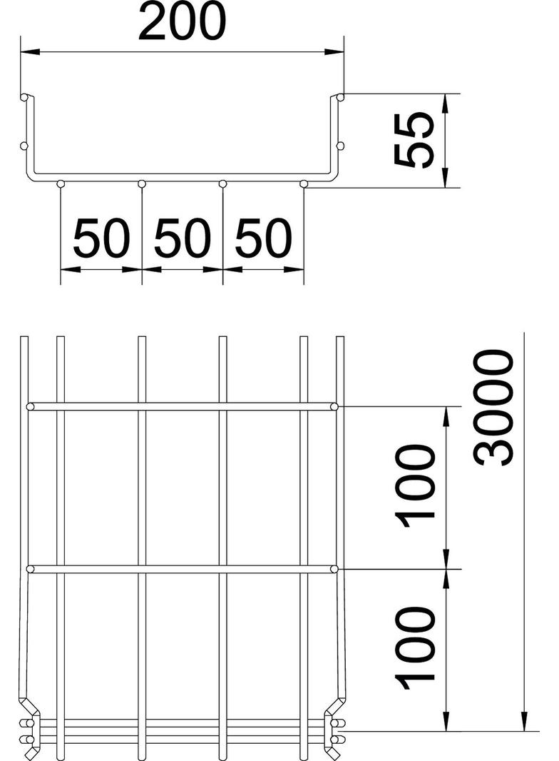 KORYTKA SIATK.GRM 55X200 DR.4,8