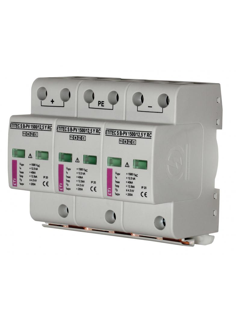 Ogranicznik przepięć T1 (B) - do systemów PV TEC S B-PV 600/12,5 002440260 ETI