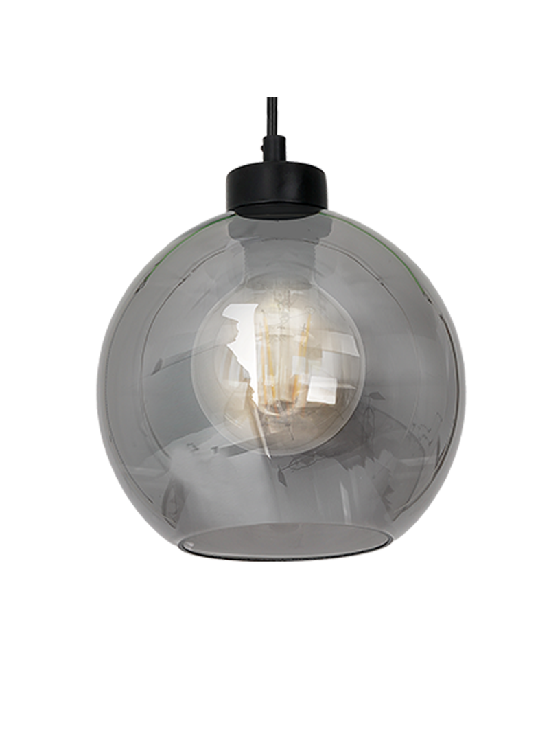 Milagro lampa wisząca Sofia Smoked 3xE27 czarna MLP65800