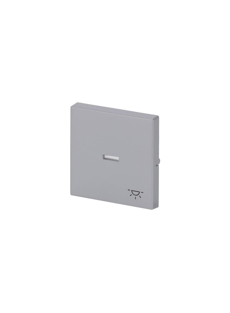 FUTURE Klawisz z symbolem „światło” Do przycisku zwiernego aluminiowo srebrny