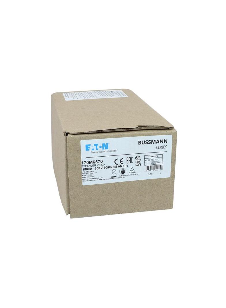 FUSE 1800A 600V 3GKN/65 AR UR Wkładka szybka 1800A AC 600V rozmiar 3 76x92x65 mm aR IEC UL 170M6570