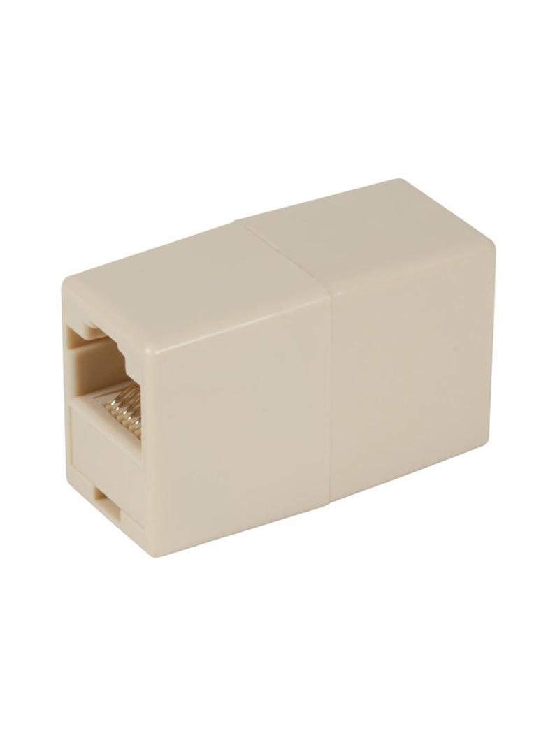 Adapter modułowy 2xRJ45 UTP plastikowa obudowa