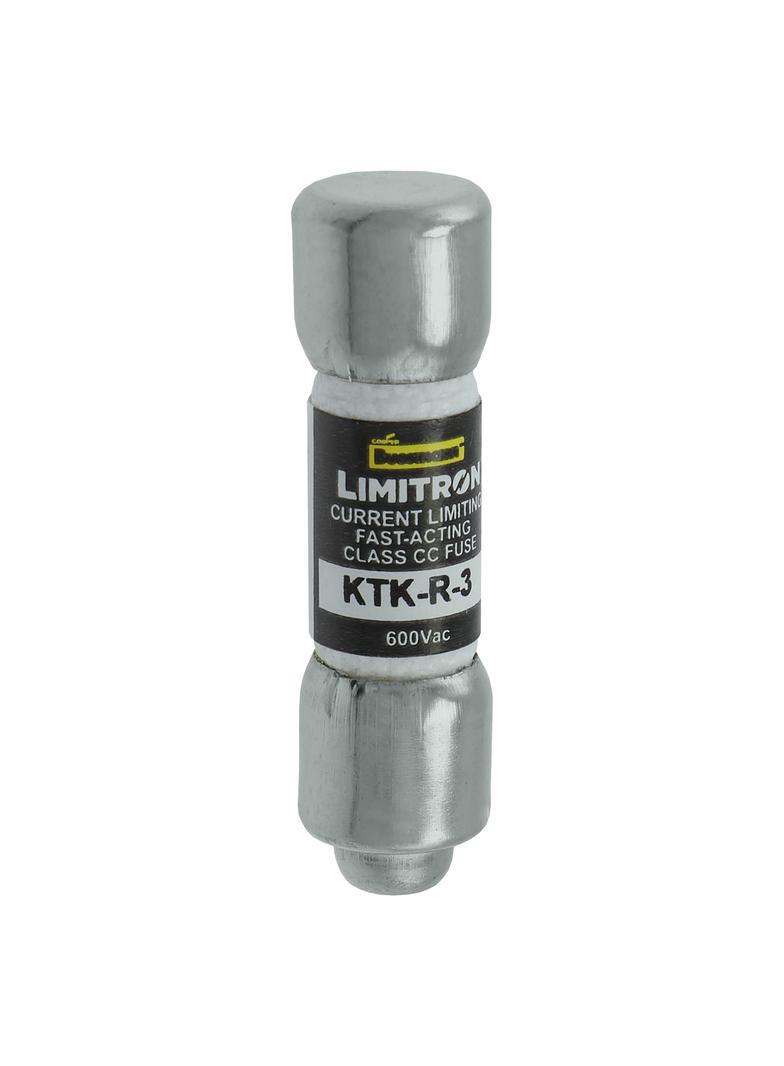 CLASS CC FAST ACTING FUSE CLASS CC 3A 600VAC Limitron Klasa CC KTK-R-3 EATON