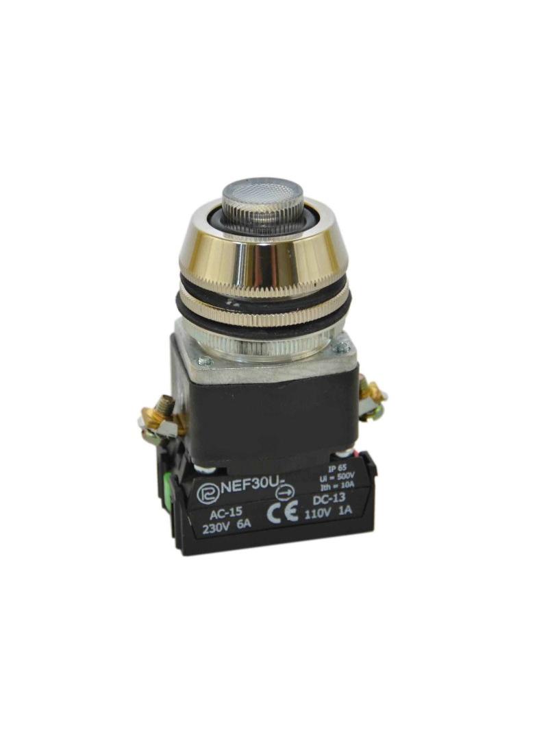 Przycisk NEF30-UWL2X/24V bezbarwny