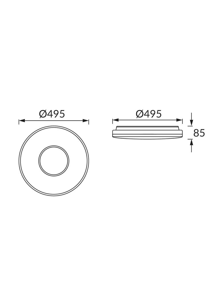 Plafoniera SMD LED OPERA LED C 48W 4000K 03636 IDEUS