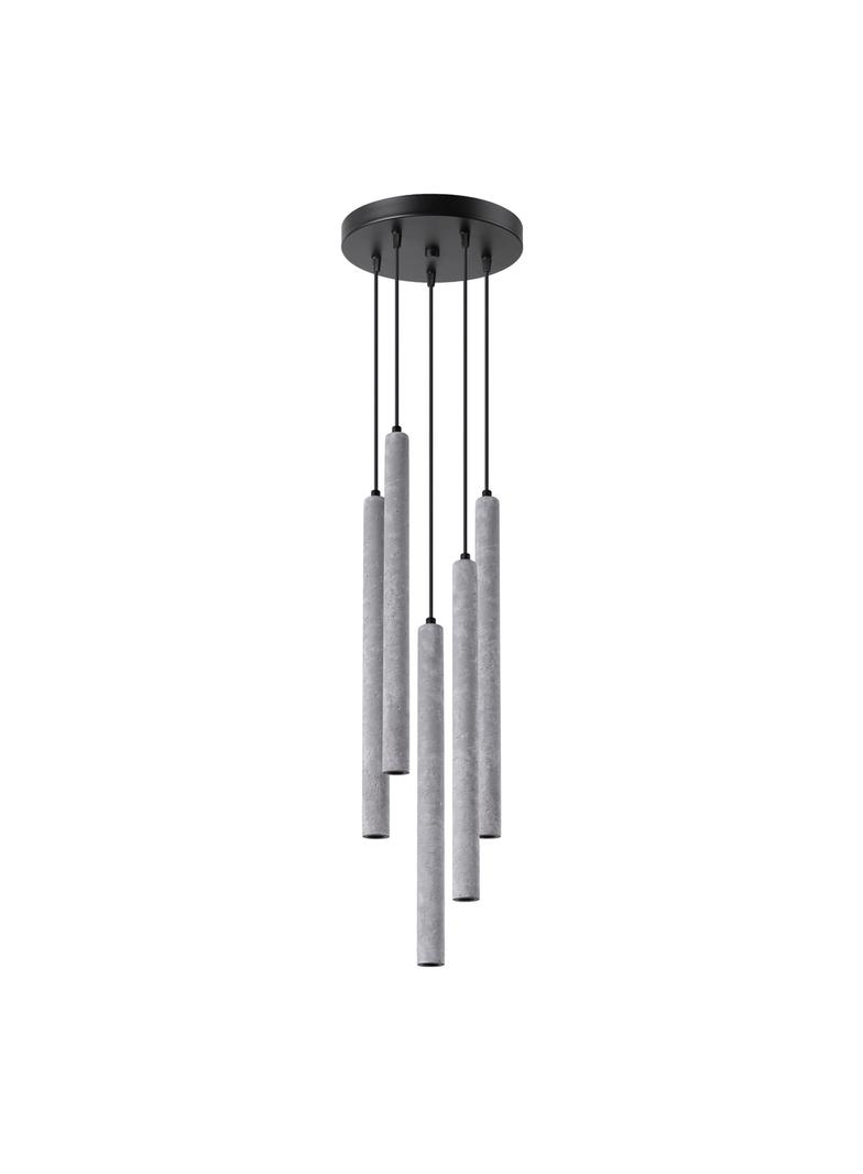 Sollux Lampa wisząca PASTELO 5P beton SL.1275
