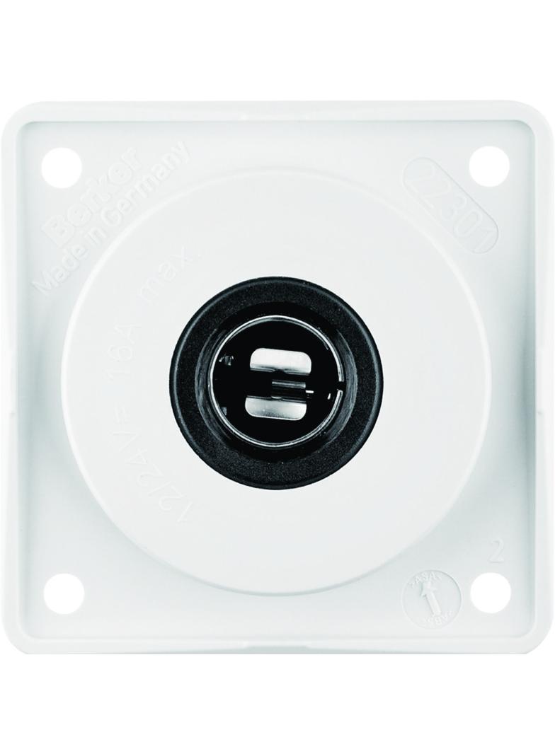 Integro Flow Gniazdo zasilające 12 V, samochodowe biały 945172509 HAGER