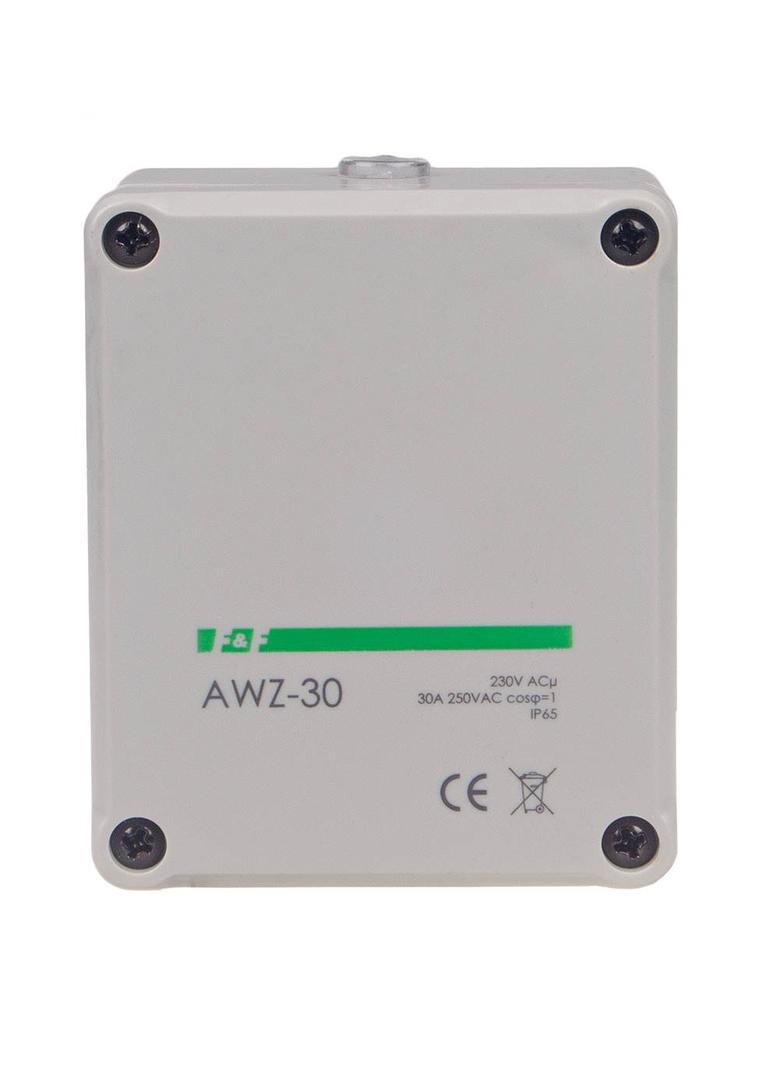 AUTOMAT ZMIERZCHOWY I=30A, OBUDOWA HERMETYCZNA, ZINTEGROWANA PUSZKA PRZYŁĄCZA IP65