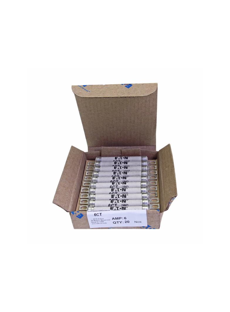 6AMP 690V IEC AC BS88 HIGH SPEED FUSE Wkładka szybka 6A AC 690V DC 500V BS88 9x75 mm aR, 6CT EATON