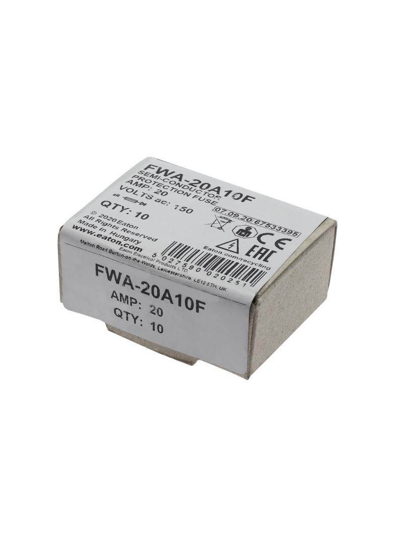 20A 150V AC 10x38mm SEMI-COND FUSE Wkładka szybka 20A AC 150V DC 150V 10x38 mm aR UL FWA-20A10F EATO