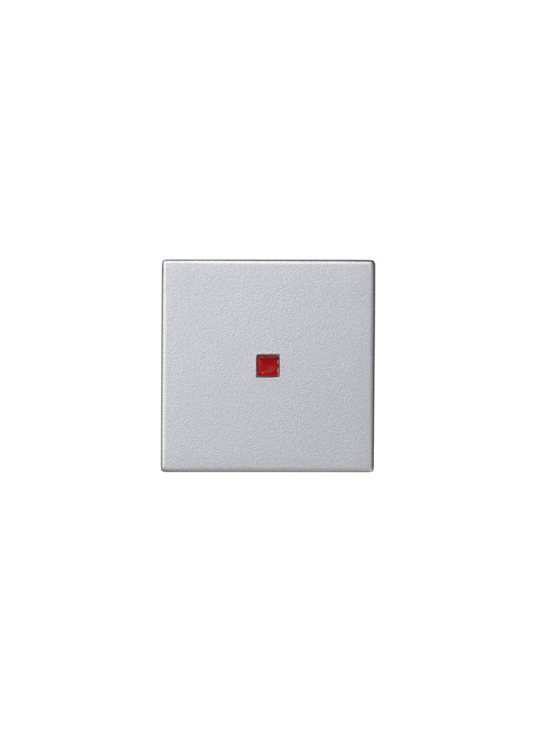 Simon Connect Klawisz 45x45 łącznika uniwersalnego z podświetleniem aluminium K112/8 KONTAKT