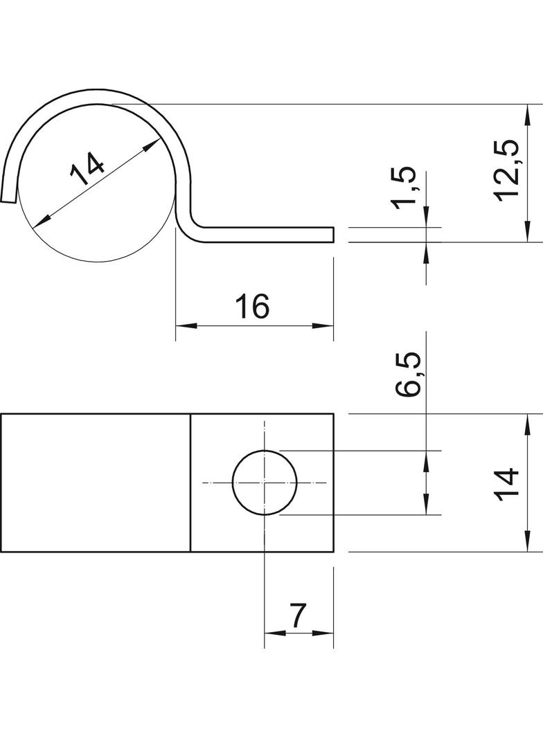 1015, OBEJMY MOCUJĄCE 14MM OC