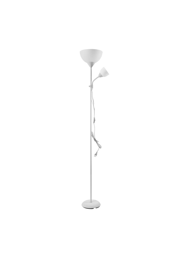 Lampa stojąca podłogowa URLAR 175 cm max 25W E27 max 25W E14 biała LS-2/W ORNO