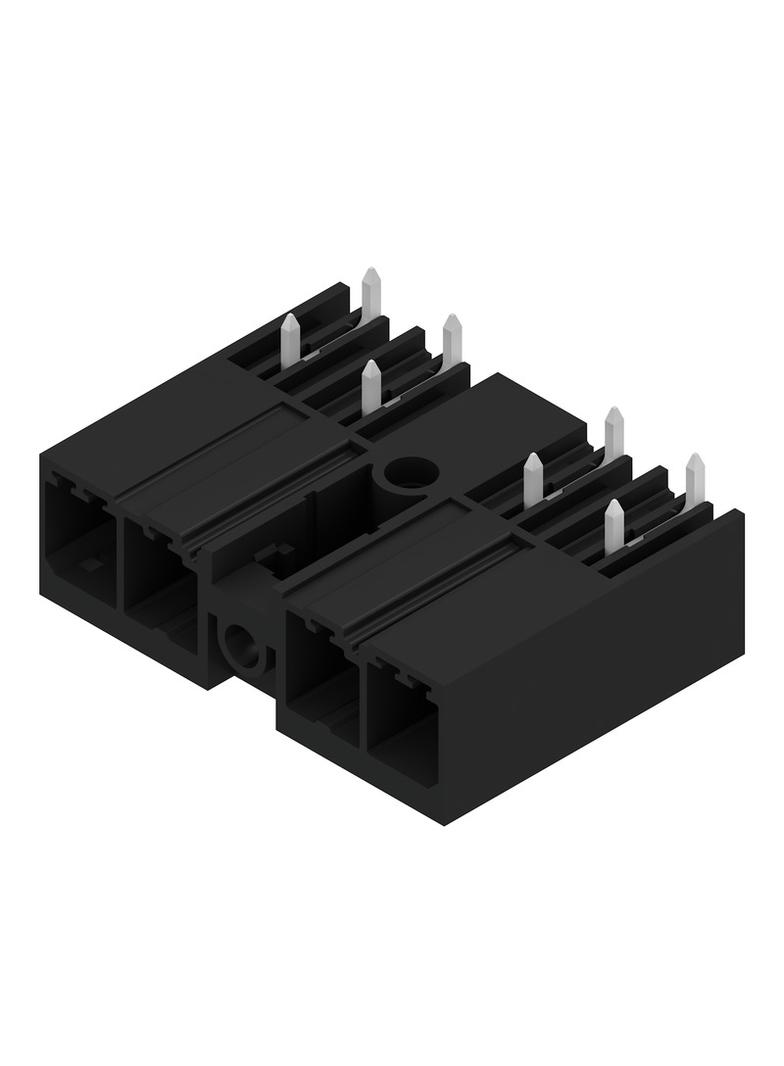 SV 7.62HP/04/270MF3 3.5SN BK BX Wtyki PCB (złącza płyty), 7.62 mm, Liczba biegunów: 4, kąt odejścia: 270° /48szt./ 1048550000 WEIDMÜLLER