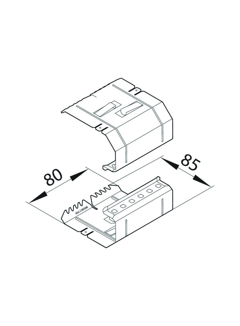 tehalit.BRS Łącznik podstawy 85x170 BRS851709 HAGER