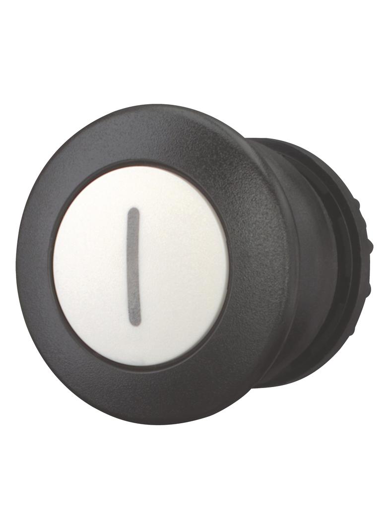 M22S-DP-W-X1 Przycisk grzybkowy biały z samopowrotem z opisem 216727 EATON