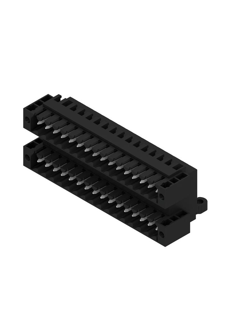 SLD 3.50/32/90F 4.5SN BK BX Wtyki PCB (złącza płyty), 3.50 mm, Liczba biegunów: 32, kąt odejścia: 90° /10szt./ 1634640000 WEIDMÜLLER