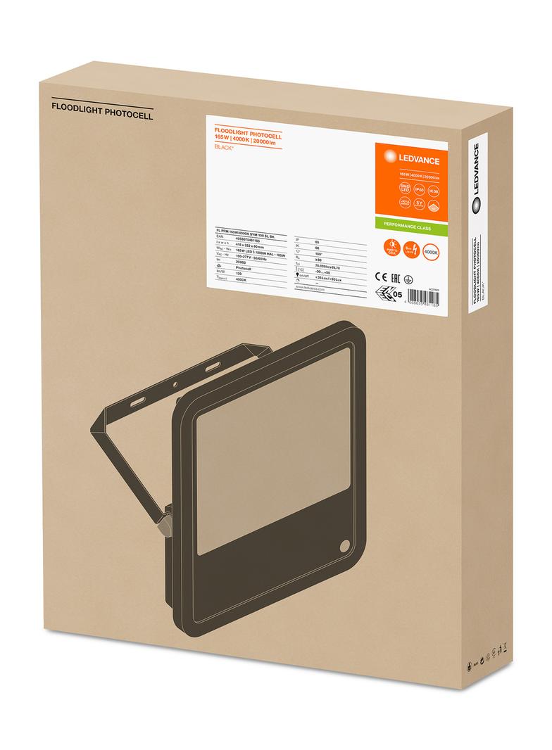 Naświetlacz FLOOD LED PERFORMANCE 165W 4000K SYM 100 SL black