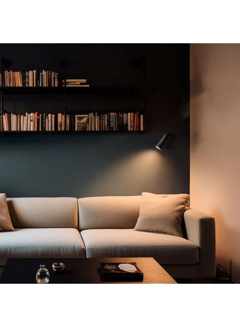 MADARA SLIM MR11 SWITCH BAZA 230V IP20             40x95x160 CZARNY z włącznikiem