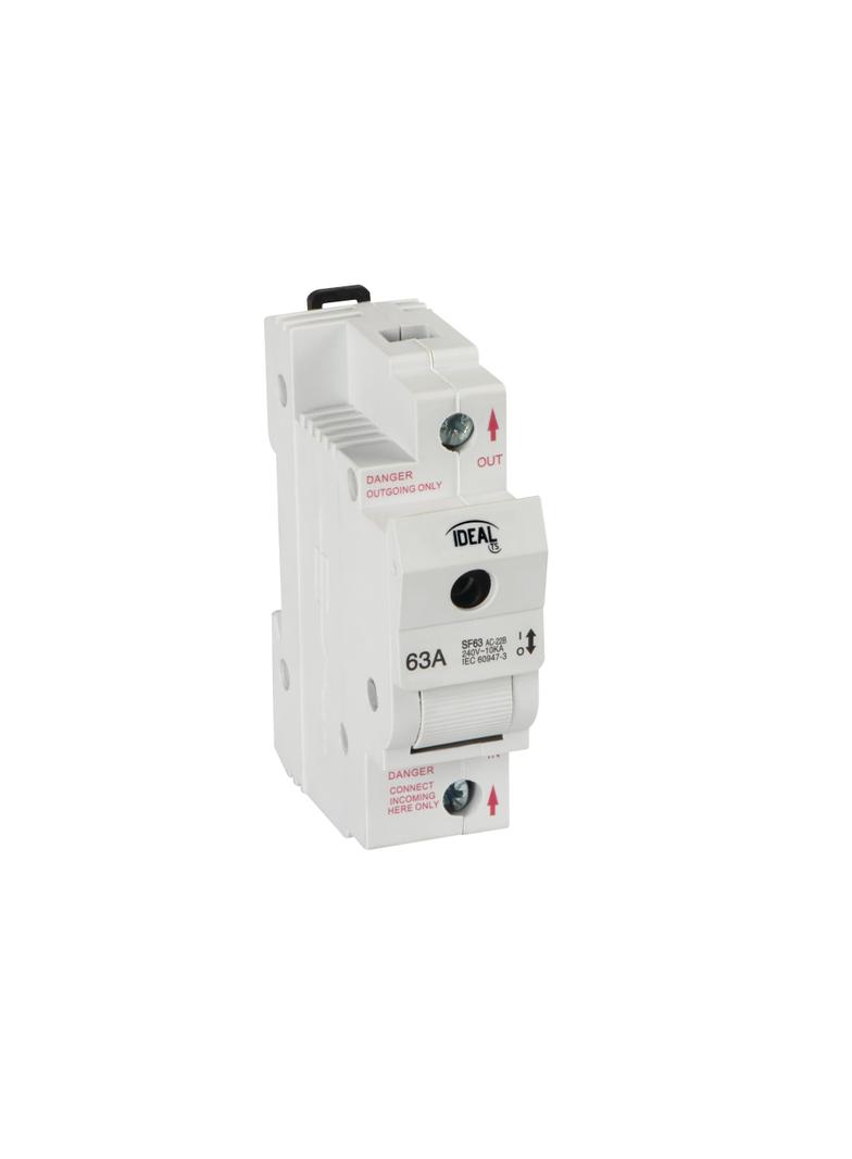Rozłącznik bezpiecznikowy D02 1P 63A KSF02-63-1P IDEAL 23341 KANLUX