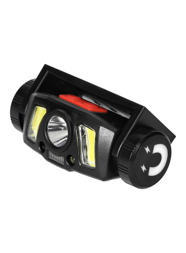 Latarka czołowa/światło rowerowe LED COB + XPG z akumulatorem Li-ion 1200 mAh, czujnik ruchu