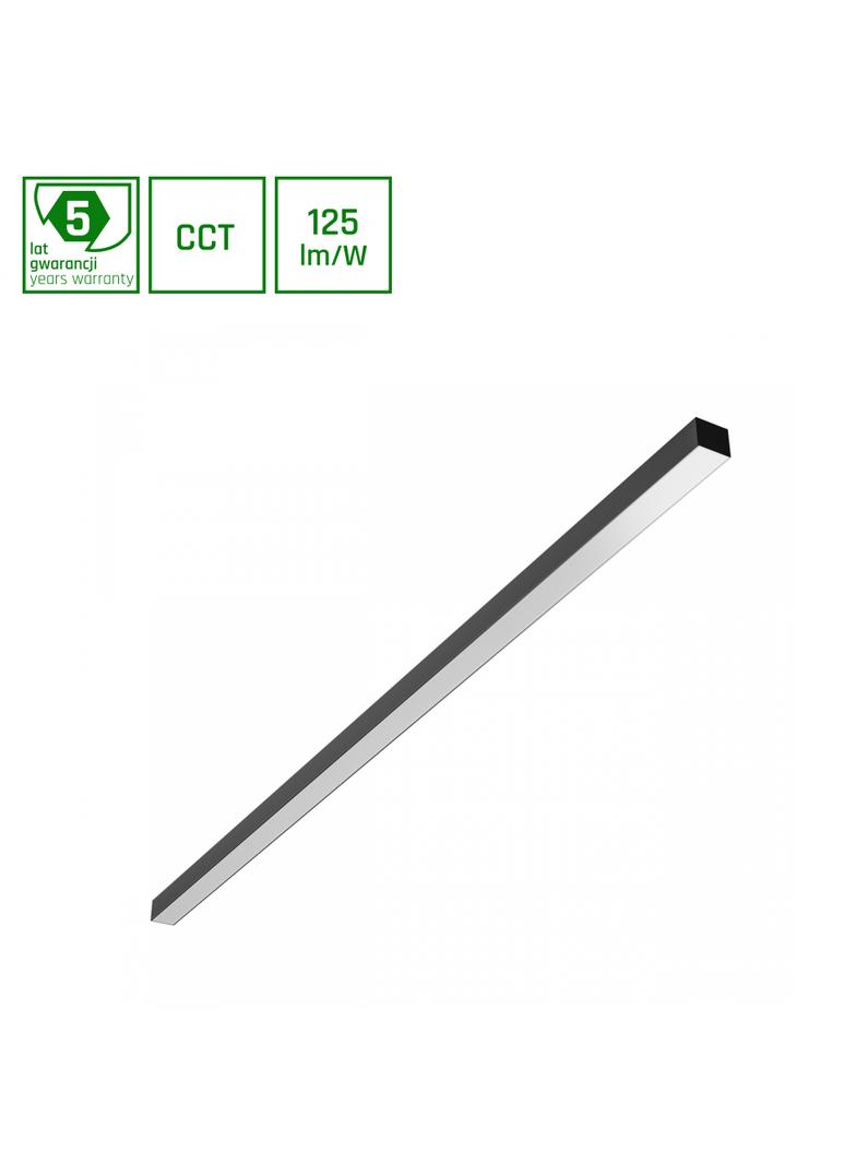 ALLDAY BASIC 50W CCT 230V IP20 1503x42x37mm CZARNY 5 LAT GW.