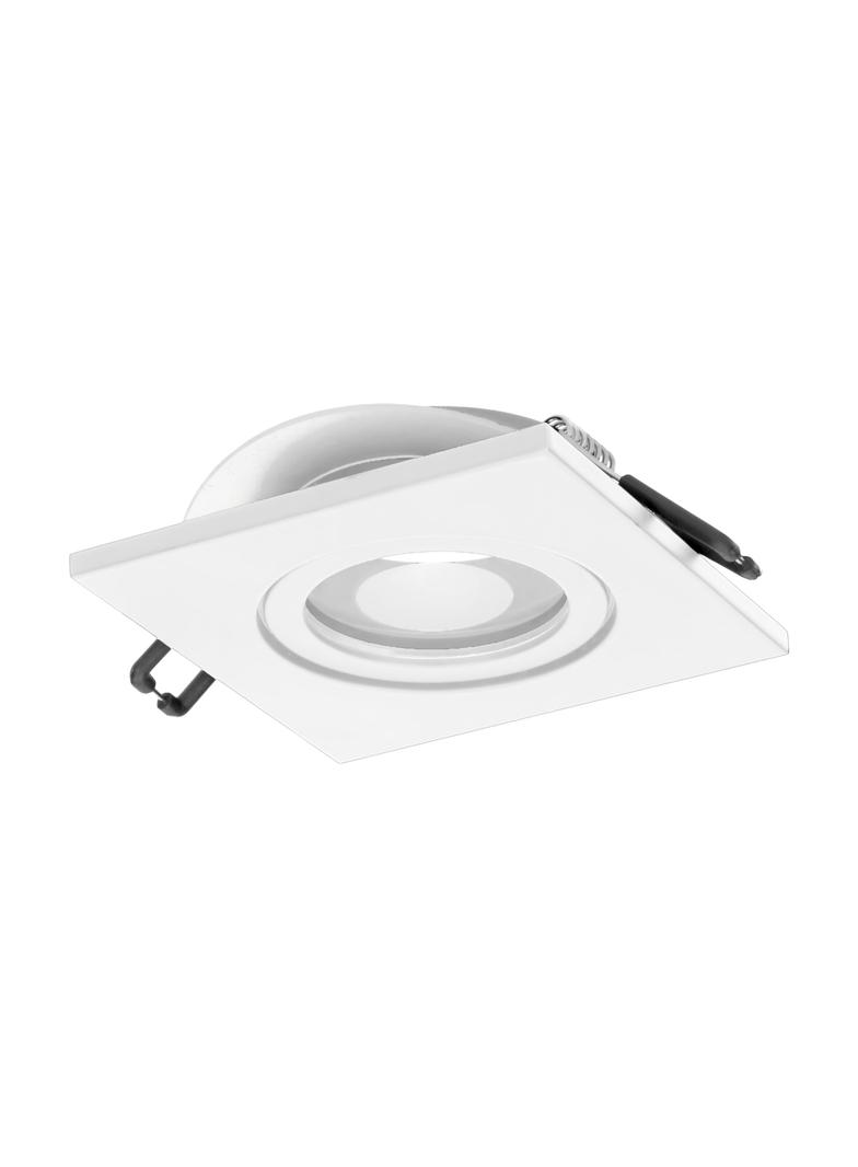 DARI S ramka dekoracyjna oprawy punktowej, MR16/GU10 max 50W, kwadrat, biała IP44