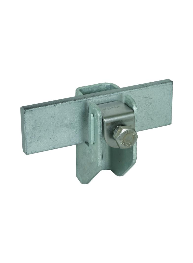 Wspornik ścienny do płaskownika gr. do 12 mm, ze śrubą M8, St/tZn