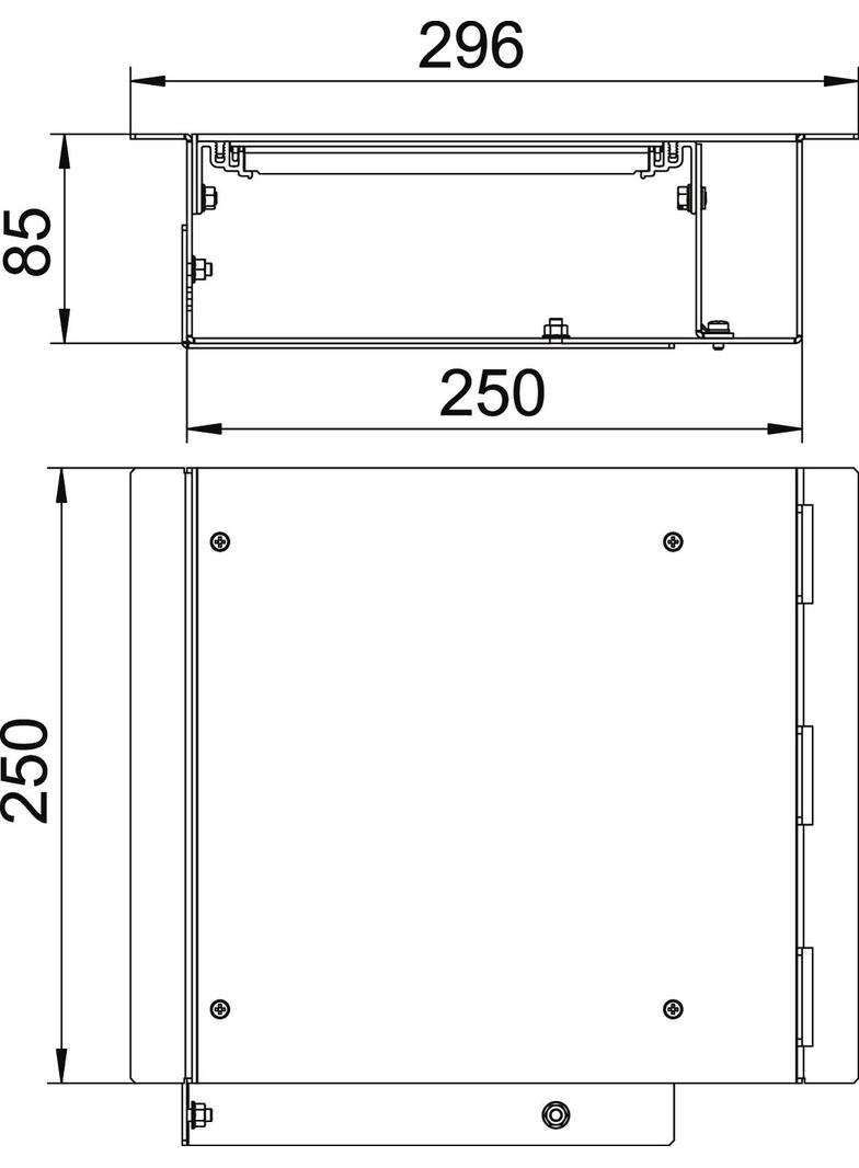 OKB WD 25085, Kolanko ścienne
