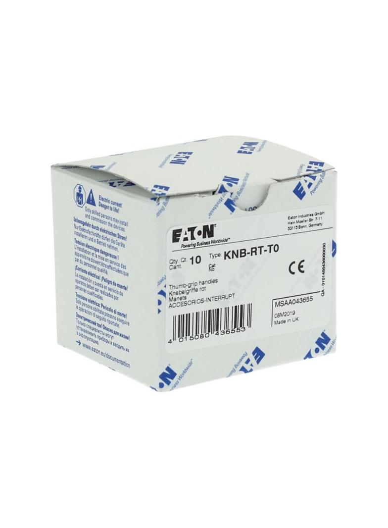 KNB-RT-T0 Pokrętło z krótkim piórkiem czerwone do rozłącznika 043655 EATON